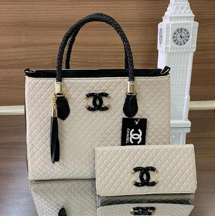 Kit Bolsa Lorena + Carteira Chanel - OFERTA ESPECIAL